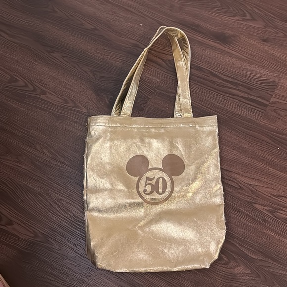 Disney gold tote bag 50th Anniversary Edition - Picture 2 of 4
